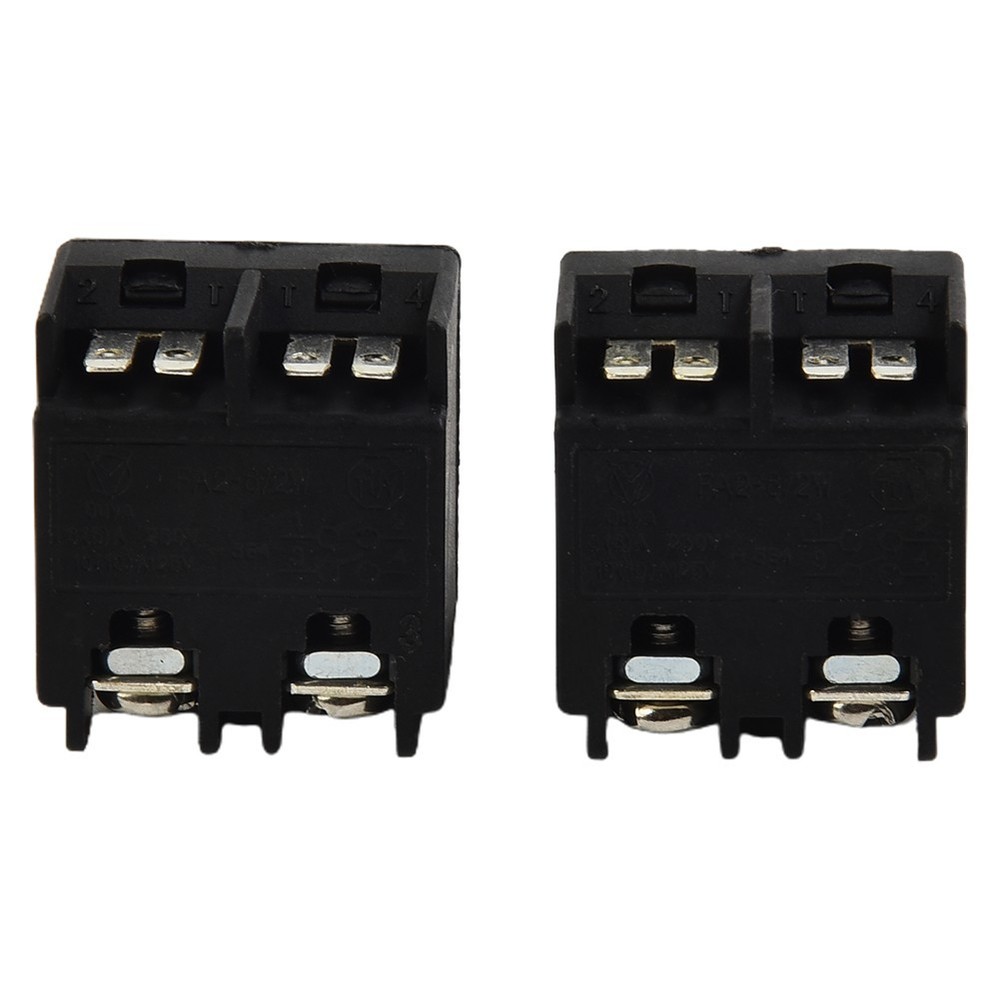 Switch Angle Grinder Parts Plastic & Metal Push Button 100mm /4\" 2pcs