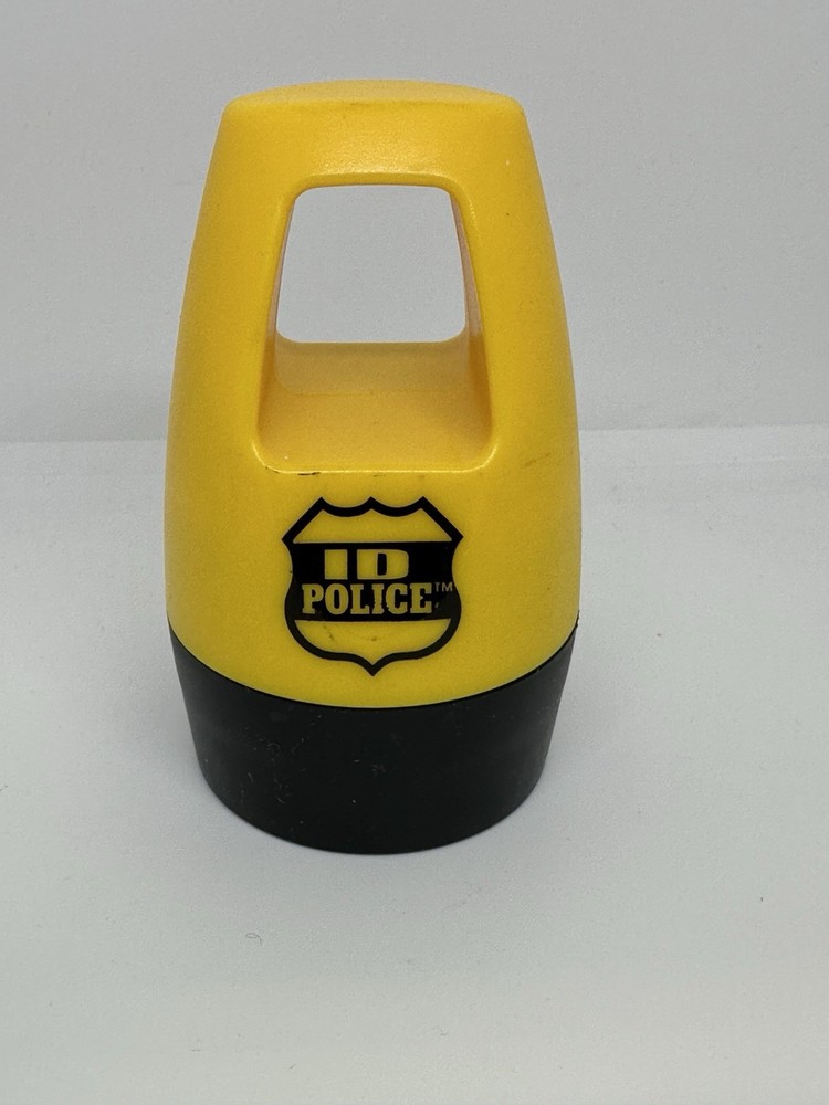 Bulb Head ID police – identification protection, black ink roller/stamper