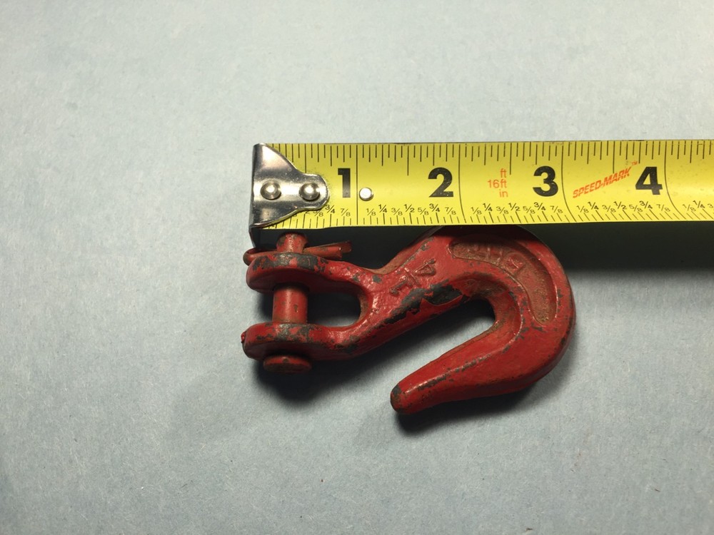 1/4" BHT Clevis Grab Chain Hook "D"