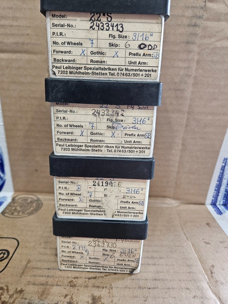 Leibinger Numbering Machines Used