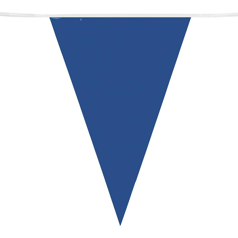 Boland Blue/White 10m Triangular Pennant Bunting