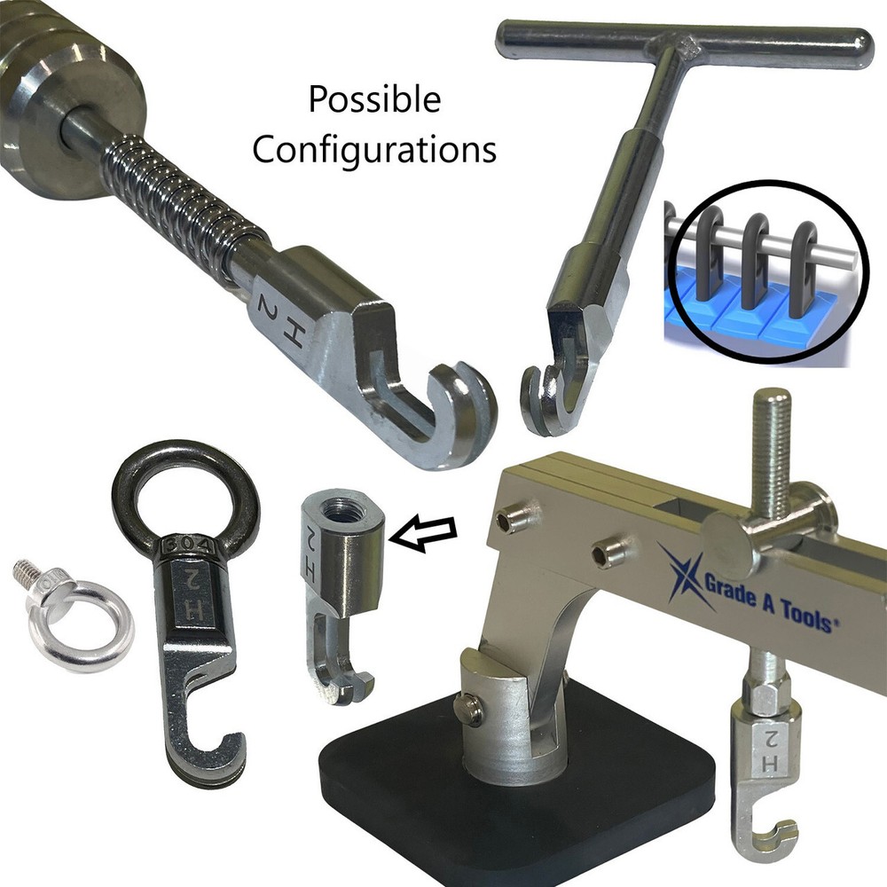 Dent Pulling Claw (2) Hook - Wiggle Wire, Weld Ring Tabs & PDR