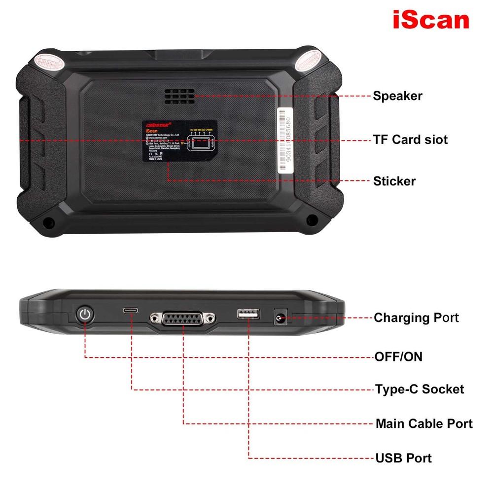 OBDSTAR iScan for Guzzi Motorcycle Diagnosis Scanner programming Read/Clear Code