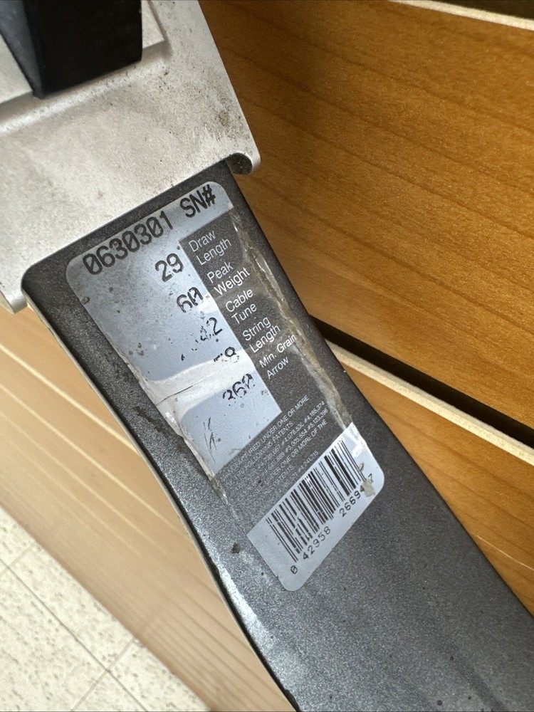 PSE Millennium Compound Bow - RH - 29” - 60# Max - Item 3251