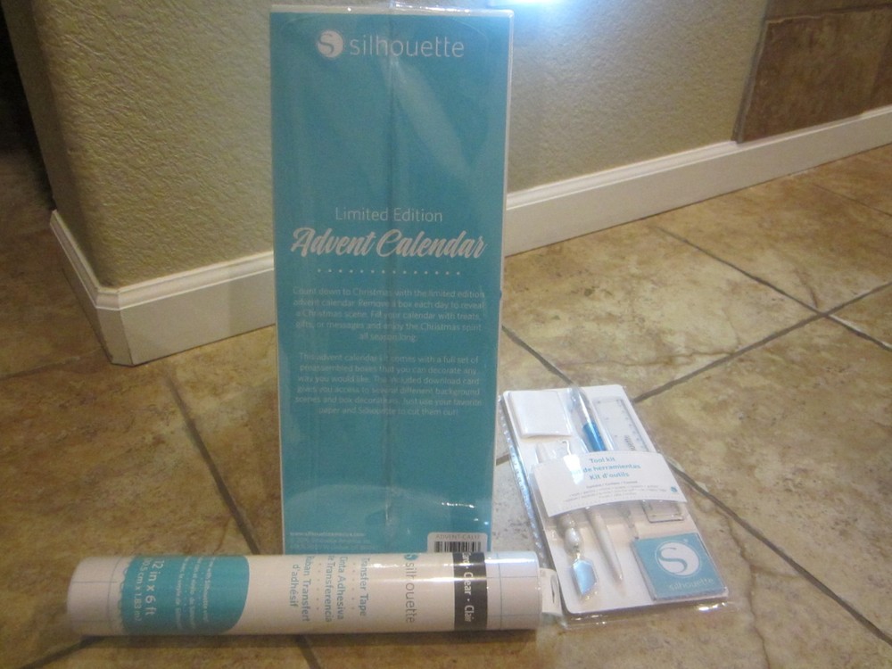 SILHOUETTE ADVENT CALENDAR, Transfer Paper, Tool Kit