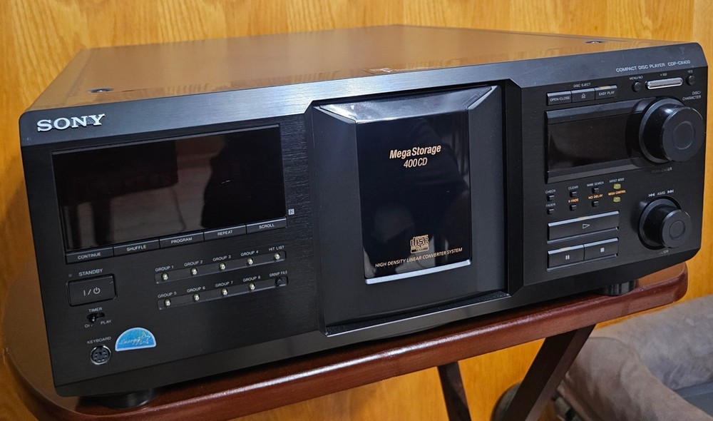 DEFECTIVE Sony CDPCX400 400 CD Disc Changer G3D