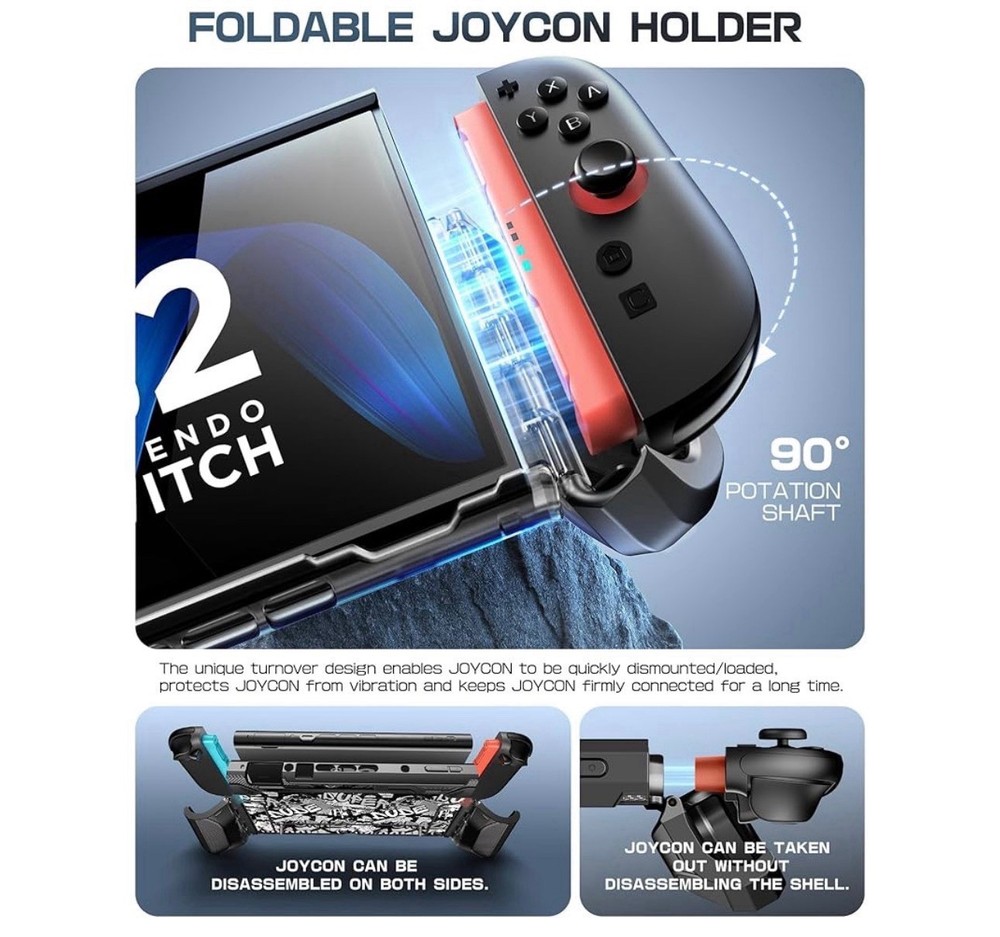 Mumba Blade Series Dock-Friendly Case for Nintendo Switch 2, Drop Proof