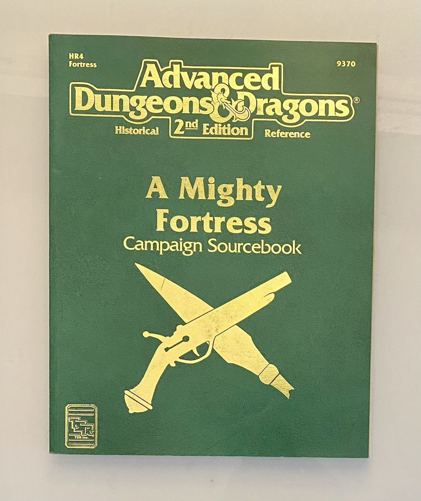 AD&D 2nd Ed A Mighty Fortress Campaign Sourcebook  1992 W/ Map
