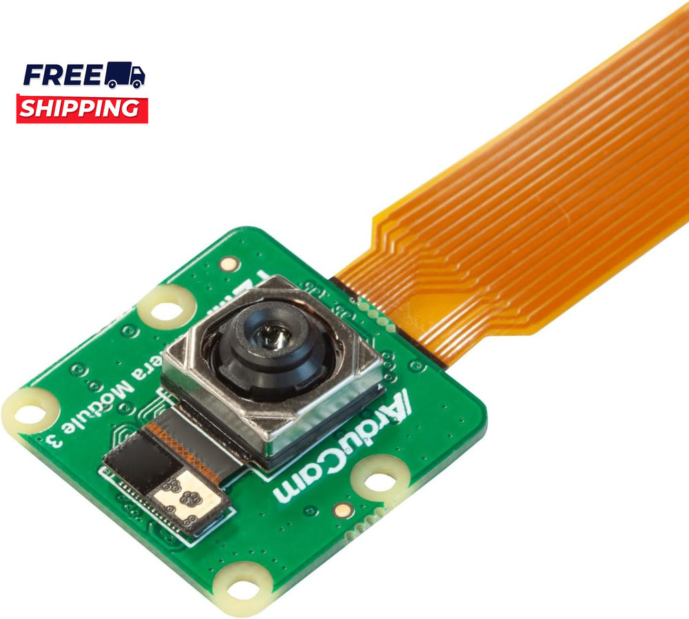 for Raspberry Pi Camera Module 3 12MP IMX708 75°(D) Autofocus