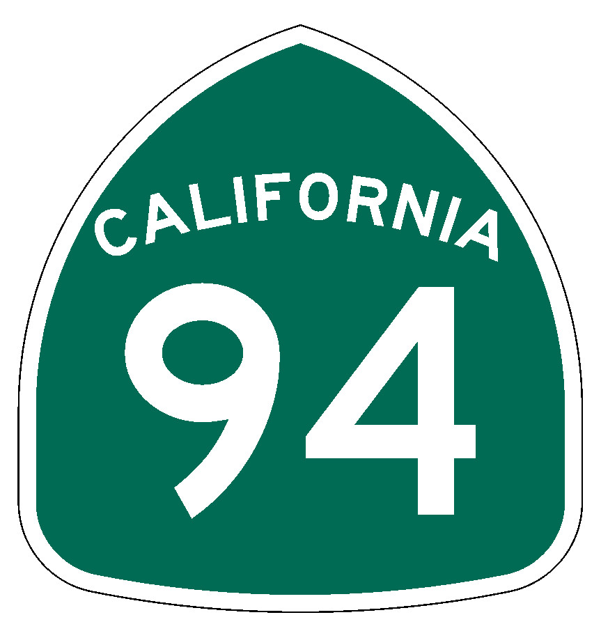 California State Route 94 Sticker Decal