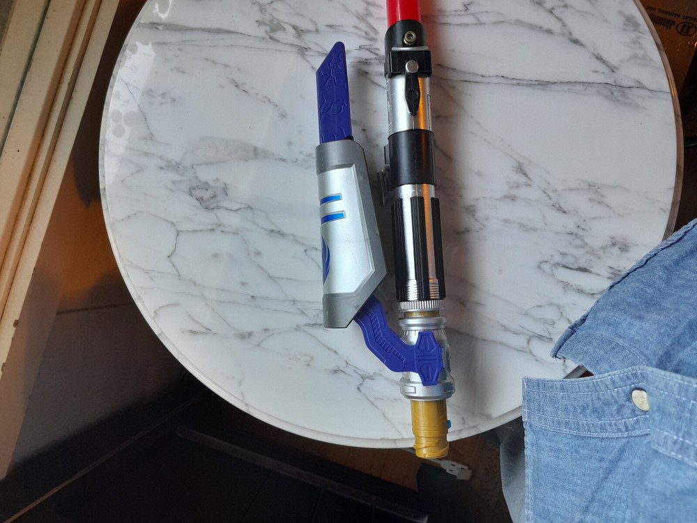 Red Lightsaber with Guard