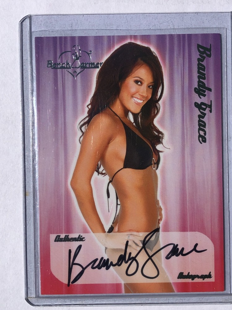 2006, Brandy Grace, Bench Warmer, Authentic Autograph,  Card,