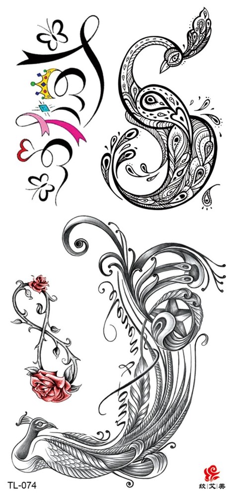 temporary tattoo Stick on Tattoos for Adults