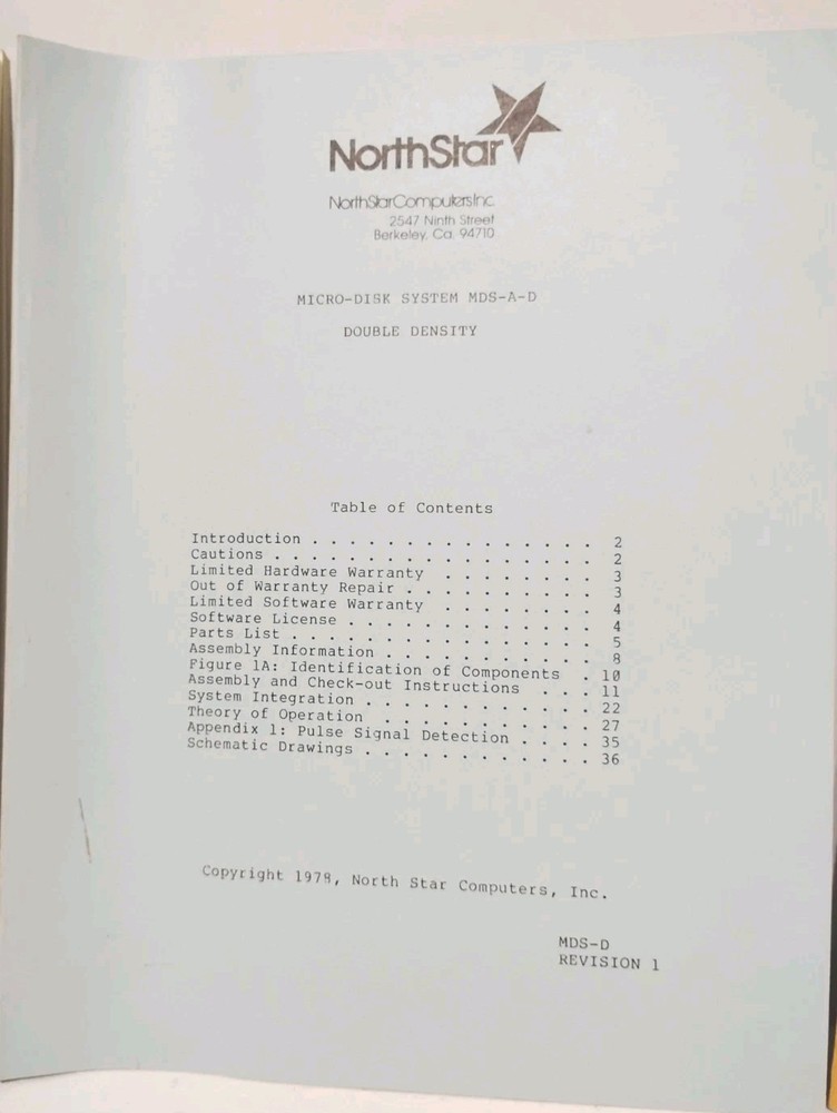 North Star Manuals & Software Lot – RAM/CPU/FPB/MDS, Advantage, BASIC,...