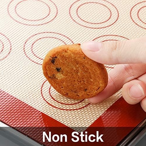 Complete Baking Kit: 9 Piece Stainless Steel Sheets & Silicone Mats, Easy Clean