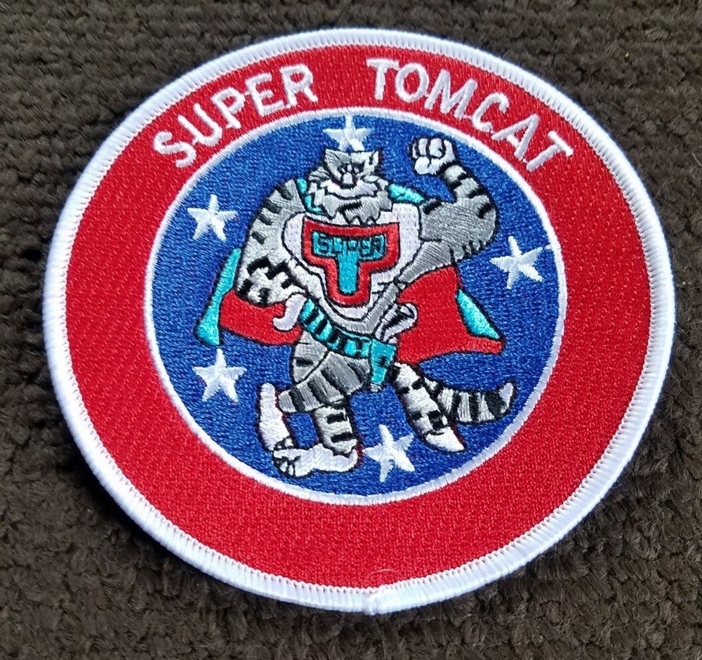 NAVY Patch SUPER Tomcat FIGHTER PILOT MILITARY Top Gun VF PATCH