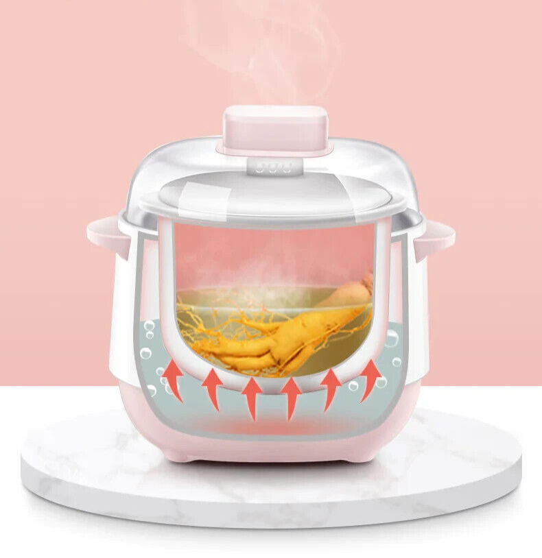 Electric Multi-Cooker Intelligent Ceramic Stew Pot 1L