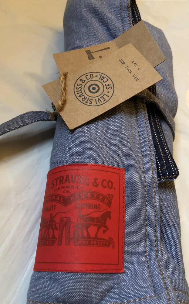 Levi’s x Target 5pc Bar Tool Gift Set Exclusive Strainer Corkscrew Jigger Spoon