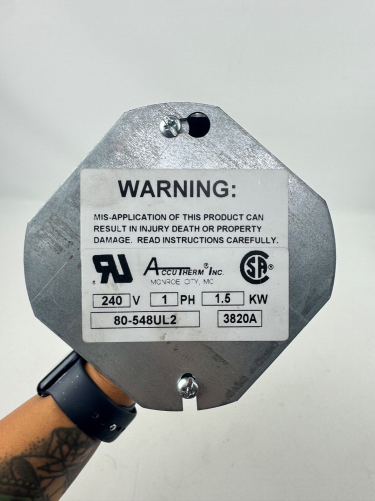 ACCUTHERM 80-548UL2 240V 1PH 1.5KW