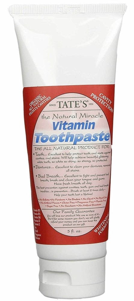 Tate's Natural Vitamin Toothpaste 5 fl oz