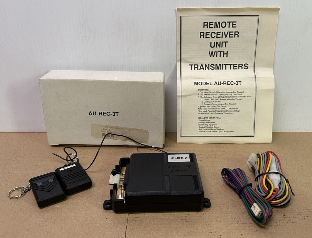 Excalibur Wireless Remote Transmitter Receiver Module Door Lock Trunk Pop