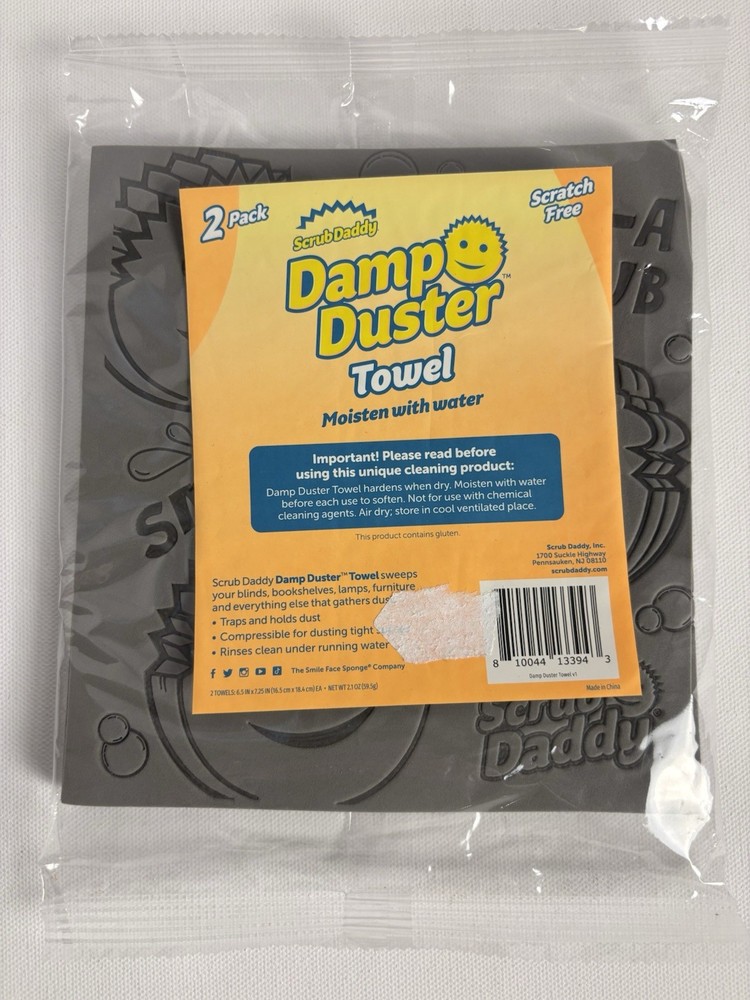 Damp Duster Towel Scrub Daddy 2 Pack