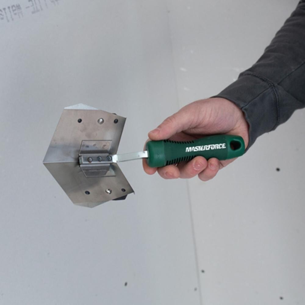 Masterforce Inside Corner Drywall Hand Flusher 90° Angle Flexible Blade Tool NEW