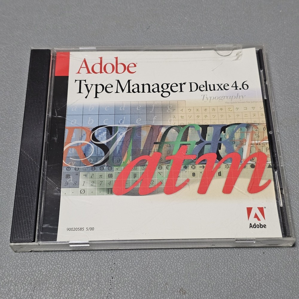 Adobe TypeManager 4.6 For Macintosh