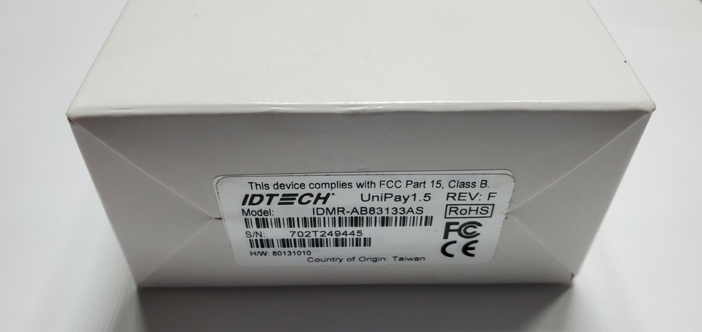 IDTECH IDMR-AB83133AS UNIPAY 1.5 NEW