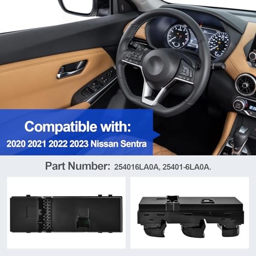 Driver Side Master Power Door Lock Window Switch Compatible with 2020-2023