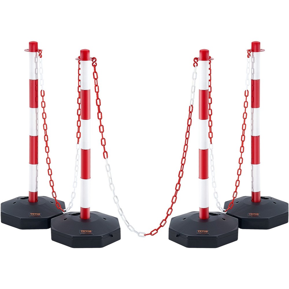 Adjustable Traffic Delineator Post Cones;4 Pack;Traffic Safety Delineator Barrie