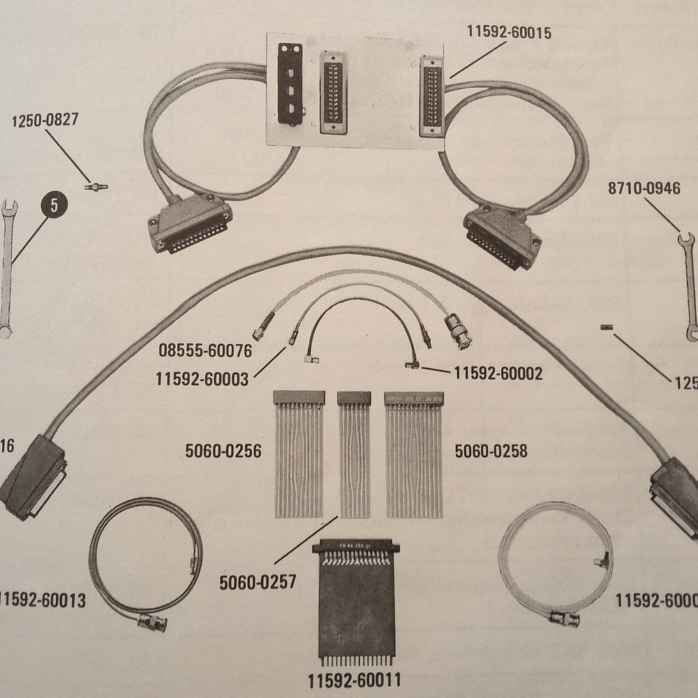 HP Hewlett Packard 8555A Spectrum Analyzer RF Operator & Service Manual