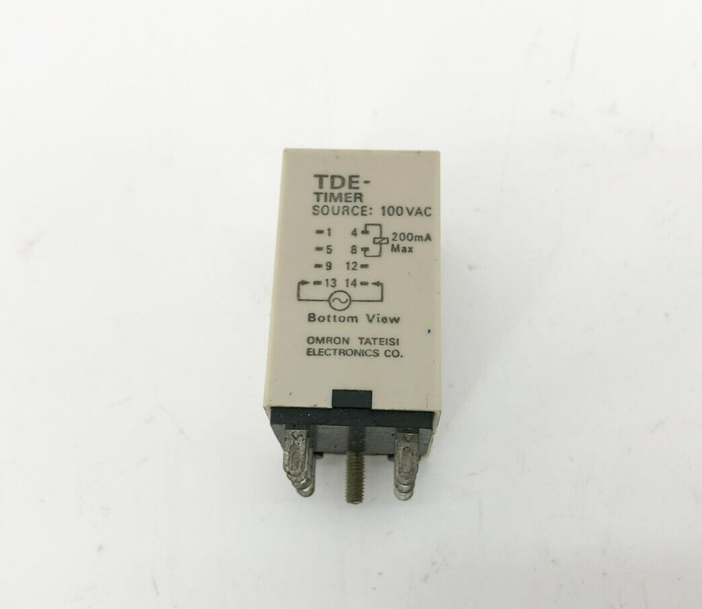 New Omron Type TDE Timer 100VAC 5s.