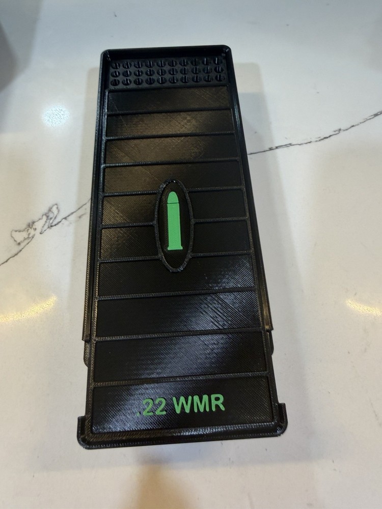 Sliding .22 WMR Ammo Storage Box Case - 250rd Round