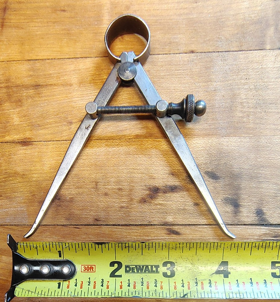 🗽 VINTAGE UNION TOOL 4" ID CALIPER