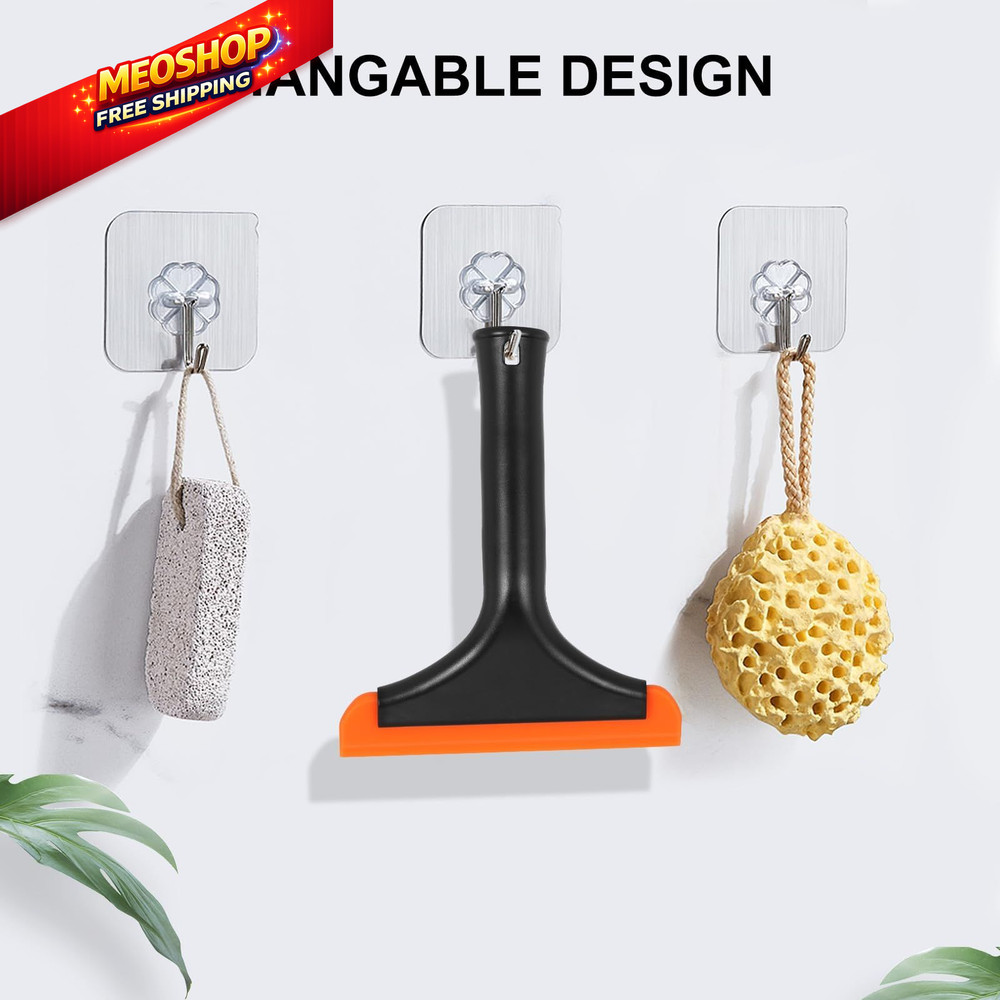 SetSail Shower Squeegee for Glass Doors, Small 1 Pack, Black