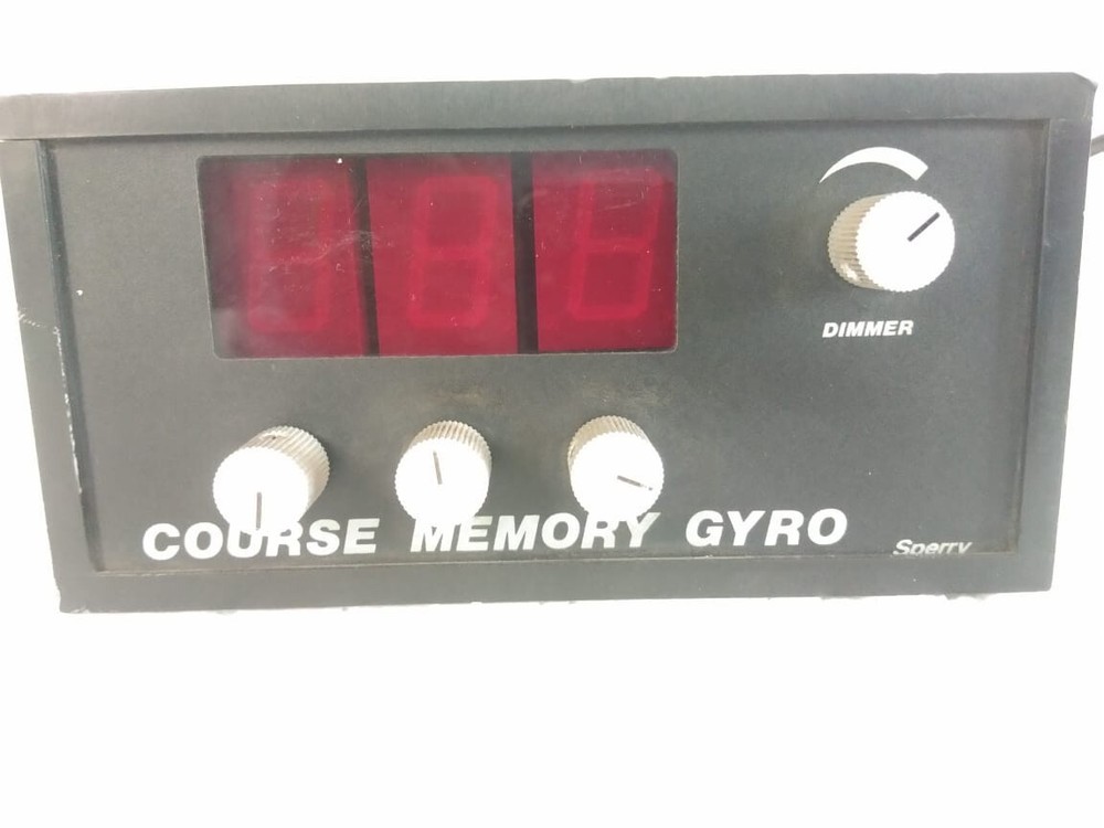SPERRY COURSE MEMORY GYRO Input Power 24 VDC