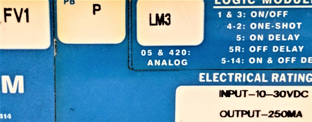 Banner Engineering FV1-P-LM3 Scanner Block
