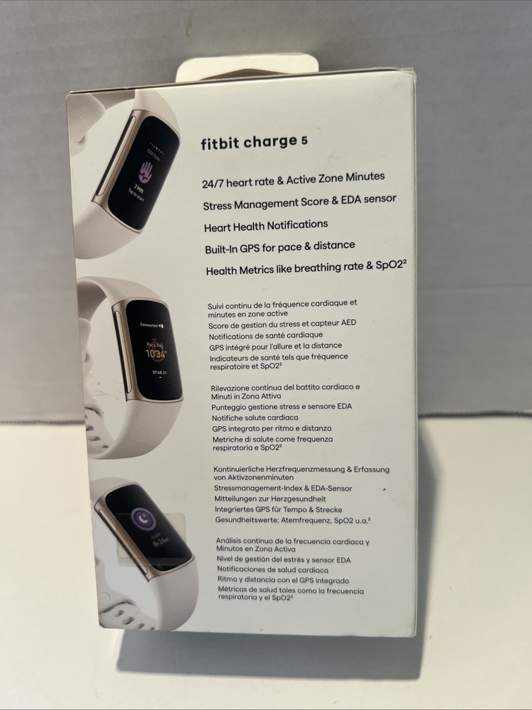 FitBit Charge 5 - Box ONLY!!! Papers Lg Band Pc