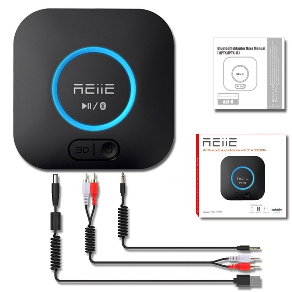 Upgraded Audio Bluetooth Receiver, HiFi Wireless Audio Adapter, 4.2 Receiver