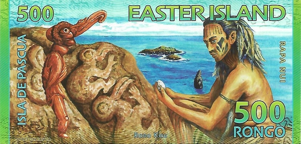Banknote Novelty 2012 Easter Island 500 Rongo UNC