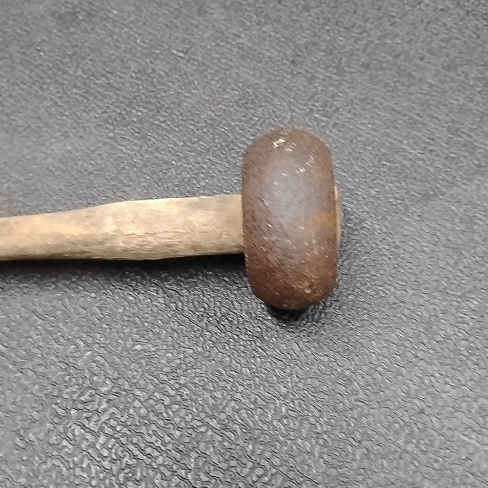 Antique Macadamizing Knapping Napping Rock Stone Dressing Hammer