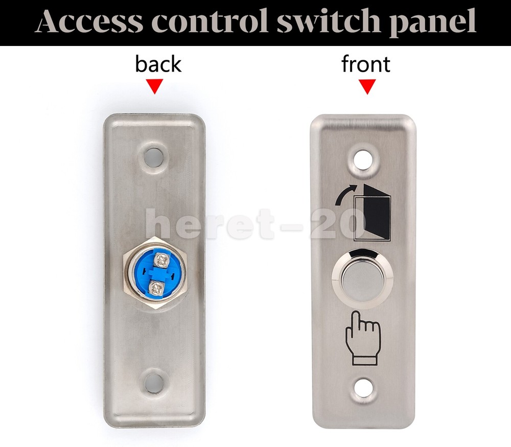 Door Access Control Kit 280kg/600lb Electric Magnetic Lock Entry Exit Kit 12V
