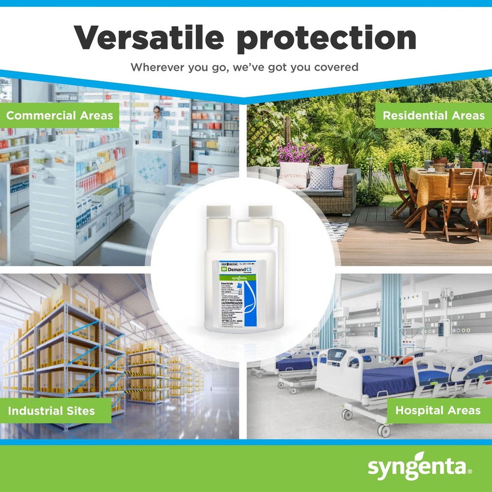 Syngenta 73654 Demand CS Insecticide, 8oz, Beige