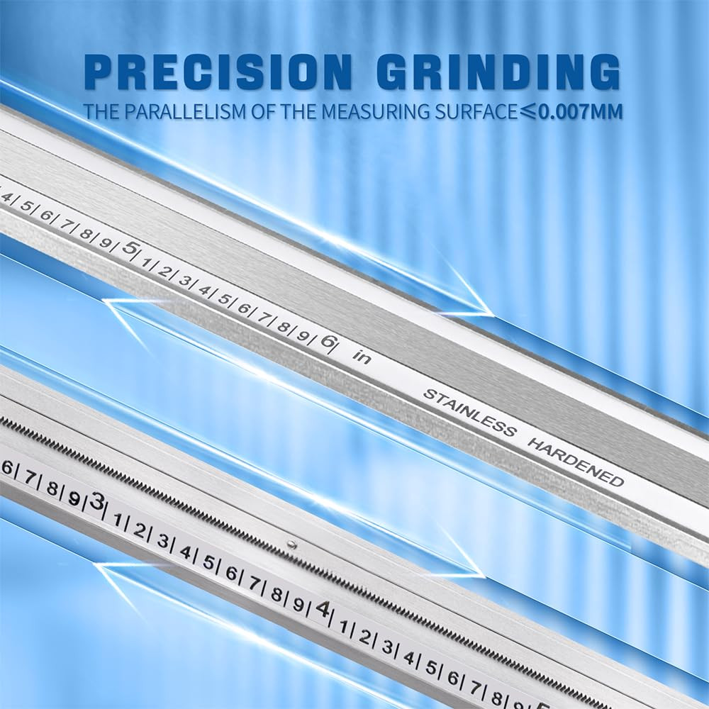 0-6" Dial Caliper Measuring Tool, Double Shock-Proof, Made of Solid Stainless St