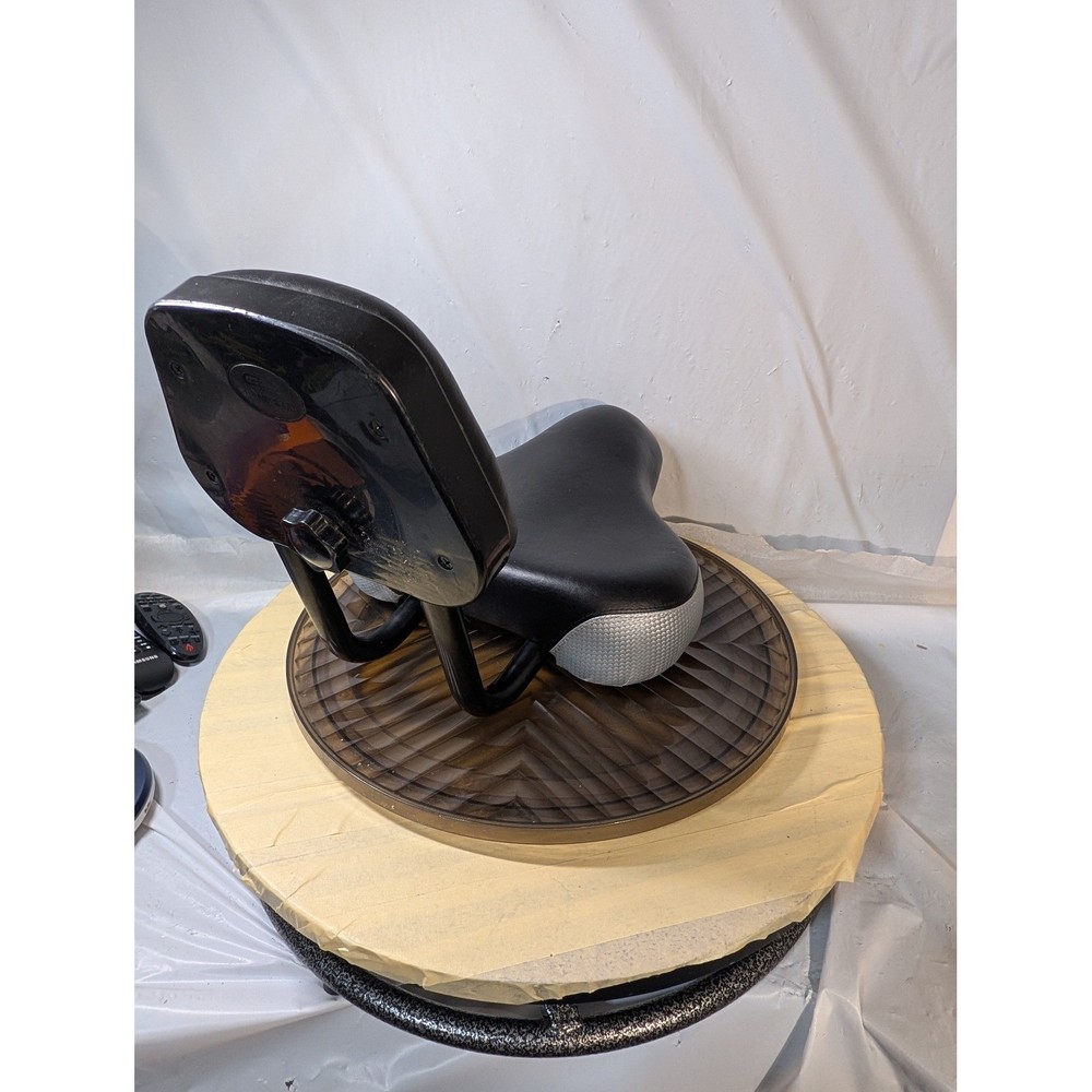 Grand Star Oversized Bicycle Saddle with Adjustable Backrest Black Comfort