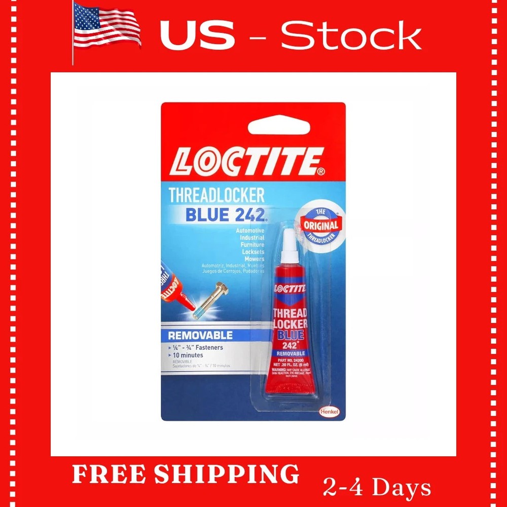 Loctite Threadlocker Blue - 242 6 ml, 1 Pack