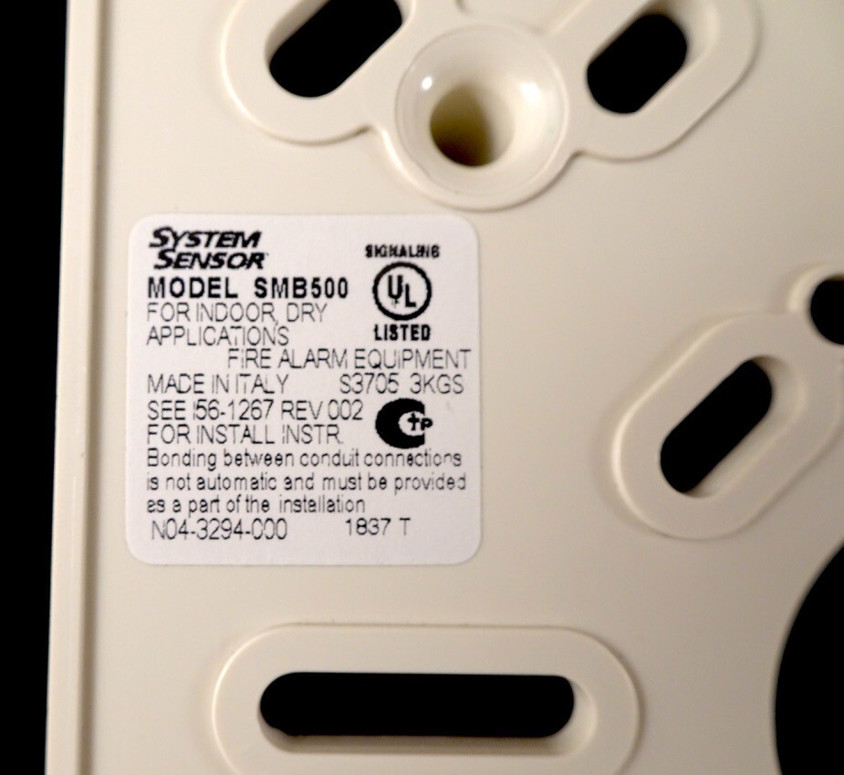 Honeywell System Sensor SMB-500 Surface Mount Box, NEW