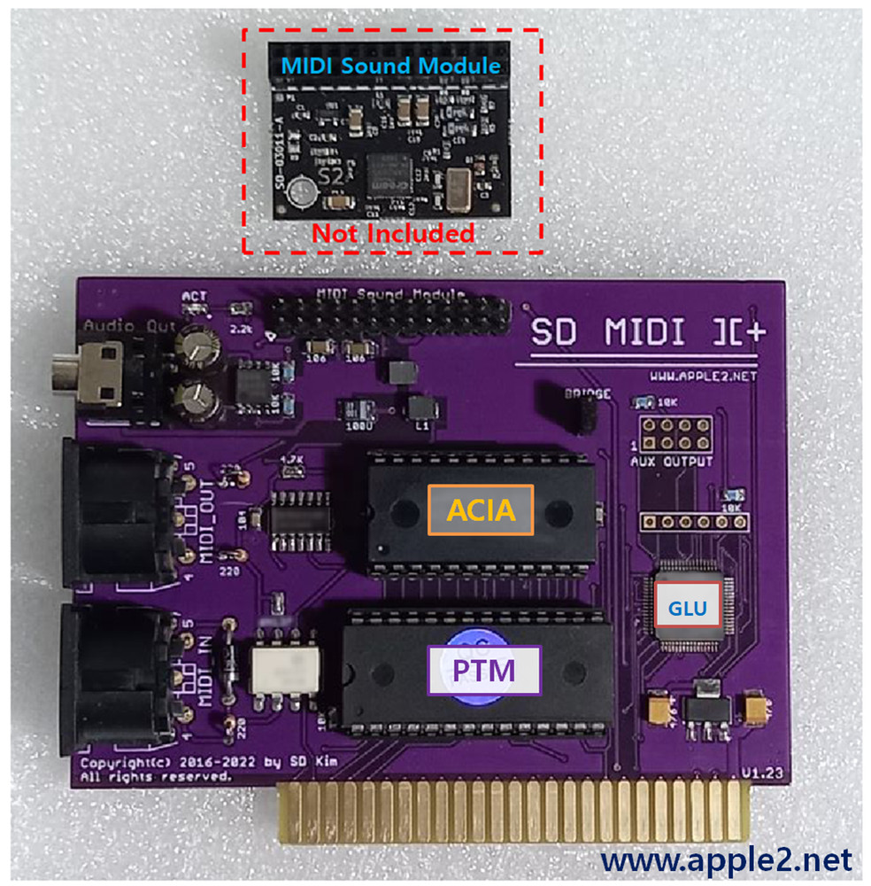 SD MIDI ][+ (Passport MIDI compatible)