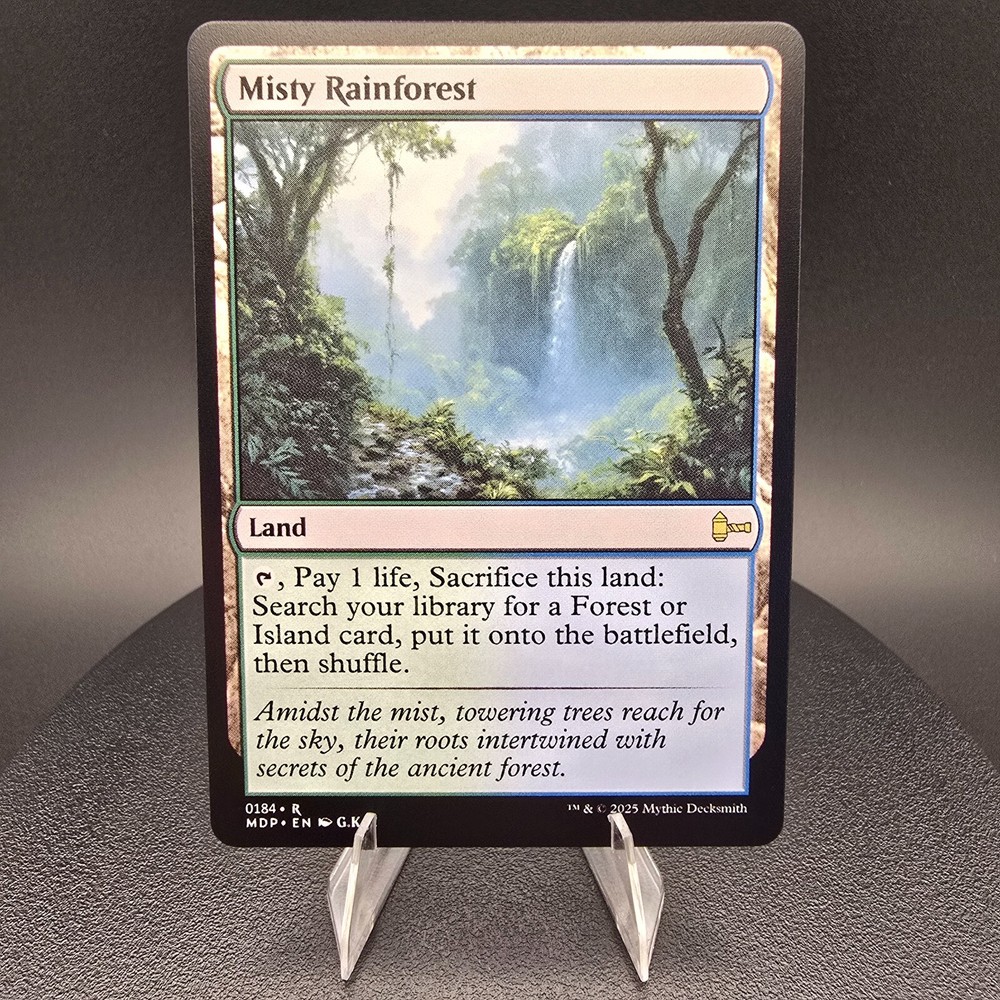 Misty Rainforest - Custom Magic: The Gathering Card - High-Quality